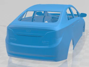 hyundai hb20s 2013 printable body car 3D Print Model
