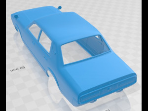 toyota crown s60 sedan 1971 printable body car Model do druku 3D