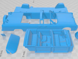lincoln continental x 100 1961 printable car 3D Print Model