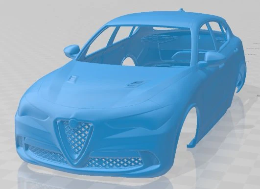 alfa romeo stelvio quadrifoglio 2018 printable body car 3D Print Model .c4d .max .obj .3ds .fbx .stl .blend 