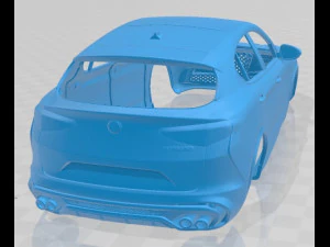 alfa romeo stelvio quadrifoglio 2018 printable body car 3D Print Model