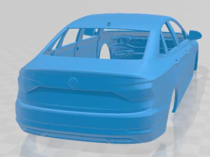 volkswagen jetta premium 2018 printable body car 3D Print Model