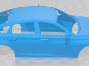 honda accord 2018 printable body car Model Cetak 3D