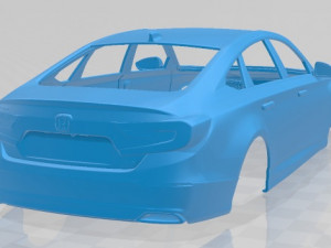honda accord 2018 printable body car Model Cetak 3D