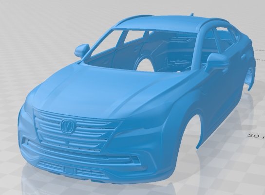 changan cs85 coupe 2019 printable body car 3D 프린트 모델 .c4d .max .obj .3ds .fbx .stl .blend 
