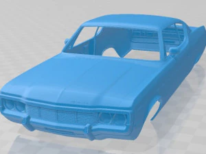 एएमसी मैटाडोर कूप 1972 प्रिंट करने योग्य बॉडी कार 3D प्रिंट मॉडल