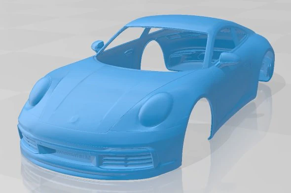 porsche 911 carrera s 2019 printable body car 3D Print Model .c4d .max .obj .3ds .fbx .stl .blend 