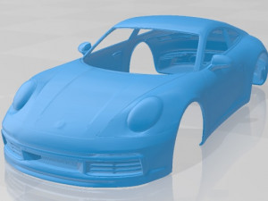 porsche 911 carrera s 2019 printable body car 3D 프린트 모델