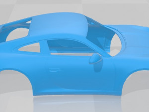porsche 911 carrera s 2019 printable body car 3D Baskı Modeli