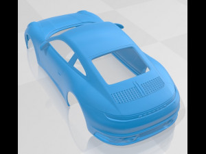 porsche 911 carrera s 2019 printable body car 3D Baskı Modeli
