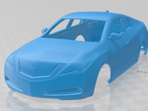 acura zdx 2010 printable body car 3D 프린트 모델