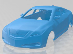 Acura ZDX 2010 распечатанный кузов автомобиля 3D Принт Модель