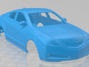 acura zdx 2010 printable body car 3D Принт Модель
