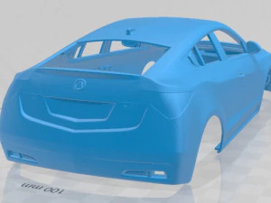 acura zdx 2010 printable body car 3D Print Model