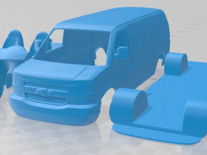 chevrolet express 2011 printable van 3D Print Model