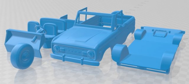 1975 cabriolet printable car 3Dプリントモデル .c4d .max .obj .3ds .fbx .stl .blend 