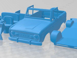 1975 カブリオレの印刷可能な車 3Dプリントモデル