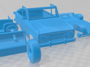 1975 cabriolet printable car 3Dプリントモデル