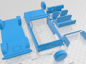1975 cabriolet printable car 3D Print Model