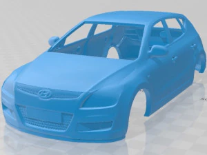 Hyundai i30 2010 carroceria imprim&iacute;vel Modelo de Impressão 3D