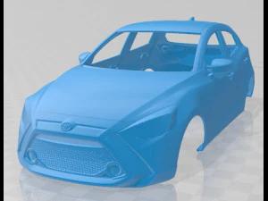 toyota yaris us 2020 printable body car 3D Print Model