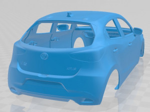 toyota yaris us 2020 printable body car Modèles 3D en vedette