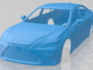 lexus es350 f sport 2019 printable body car 3D Print Model