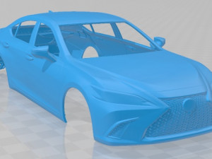 lexus es350 f sport 2019 printable body car 3D 프린트 모델