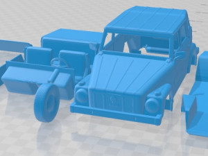 volkswagen type 181 1973 printable car 3D Print Model