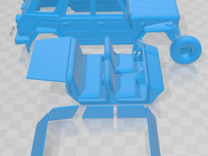 volkswagen type 181 1973 printable car 3D Print Model