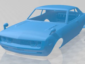 toyota celica 1600 gt coupé 1973 carrozzeria stampabile Modello di stampa 3D