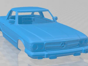 mercedes benz sl class r107 us 1974 printable body car 3D Print Model