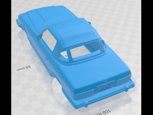 mercedes benz sl class r107 us 1974 printable body car 3D-printmodel