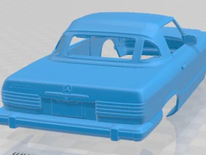 mercedes benz sl class r107 us 1974 printable body car 3D Print Model