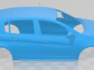 peugeot 308 gti 2017 printable body car Modèles 3D en vedette