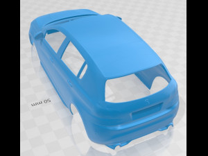 peugeot 308 gti 2017 printable body car Modèles 3D en vedette