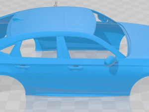 honda civic sedan touring us spec 2022 printable body car 3D Print Model