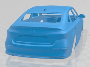 honda civic sedan touring us spec 2022 printable body car 3D Принт Модель
