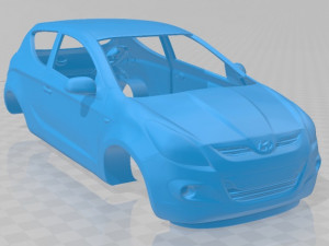 hyundai i20 2010 printable body car 3Dプリントモデル