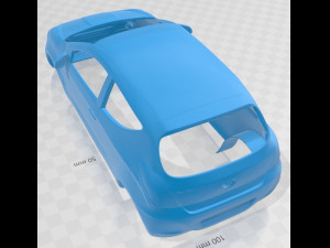 hyundai i20 2010 printable body car 3Dプリントモデル