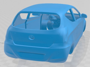 hyundai i20 2010 printable body car 3Dプリントモデル