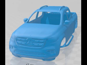 mercedes benz x class power 2018 printable body car 3D Print Model