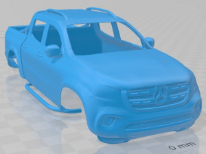 mercedes benz x class power 2018 printable body car 3D Baskı Modeli