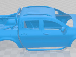 mercedes benz x class power 2018 printable body car 3D Baskı Modeli