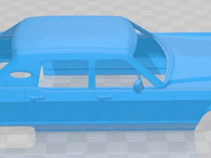 lincoln continental sedan 1975 printable body car 3D प्रिंट मॉडल