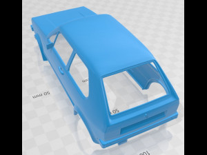 volkswagen golf gti 1975 primntable body car 3D Принт Модель