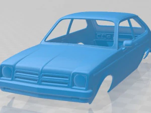 Chevrolet Chevette Coup&eacute; 1976 druckbare Karosserie 3D Druckmodell