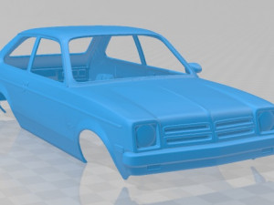 chevrolet chevette coupe 1976 printable body car 3D Print Model