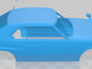 nissan skyline c210 gt coupe 1977 printable body car 3D Print Model
