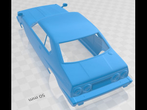 nissan skyline c210 gt coupe 1977 printable body car 3D Print Model